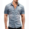 Chemise Slim en Denim