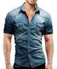 Chemise Slim en Denim