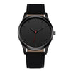 Montre classique cadran noir