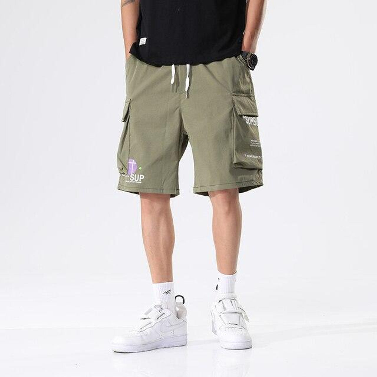 Short Cargo CASUAL Multipoches