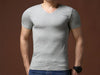 T-shirt moulant col V