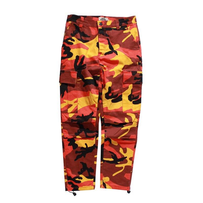 Pantalon Cargo<br> Orange Camo