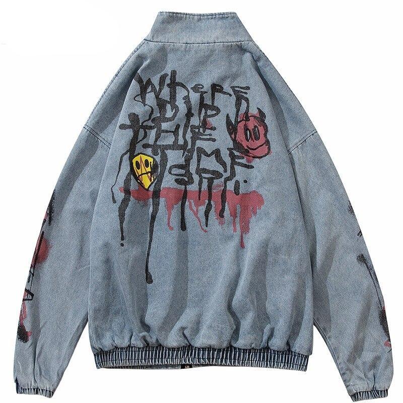 Veste en Jean<br> Graffiti