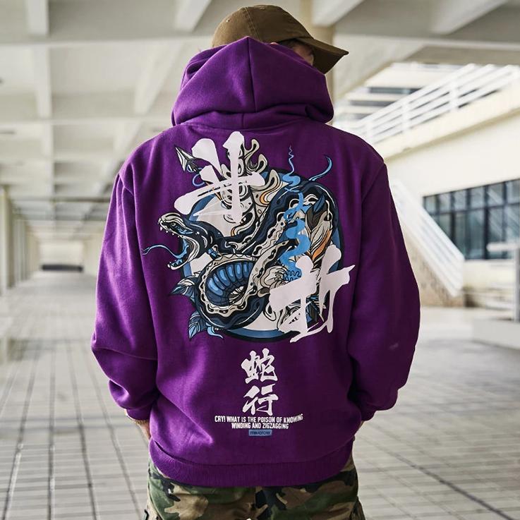 Sweat à capuche - Hoodie KIKUGORŌ - STREETWEAR STYLE