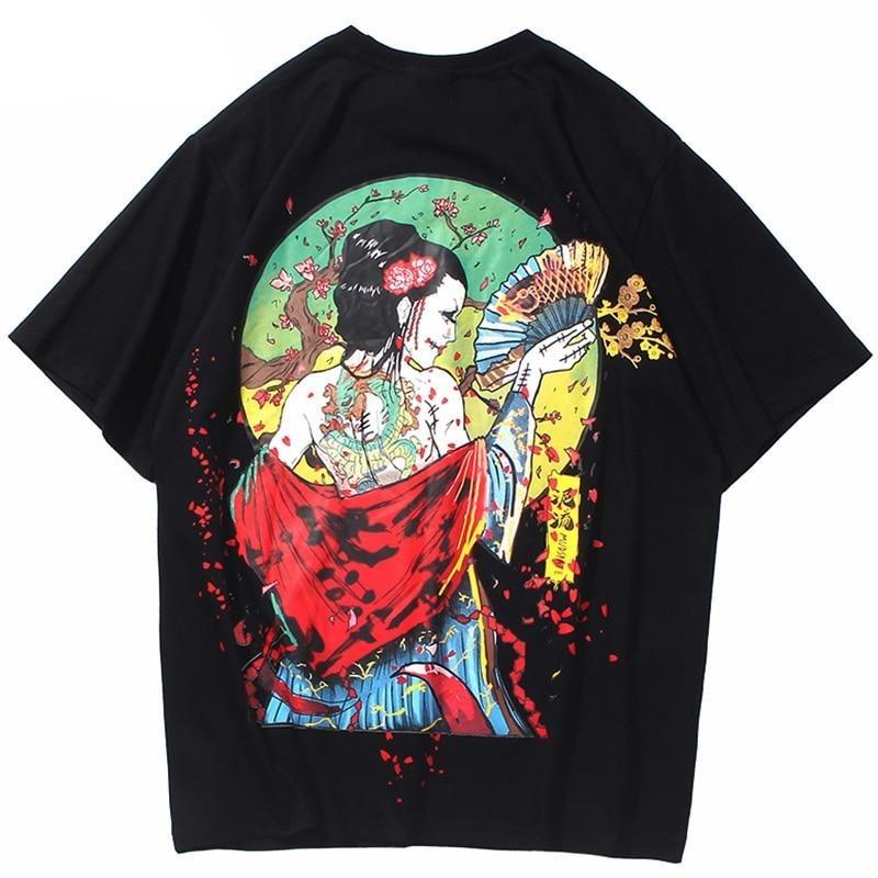 T-Shirt Japonais<br> Geisha