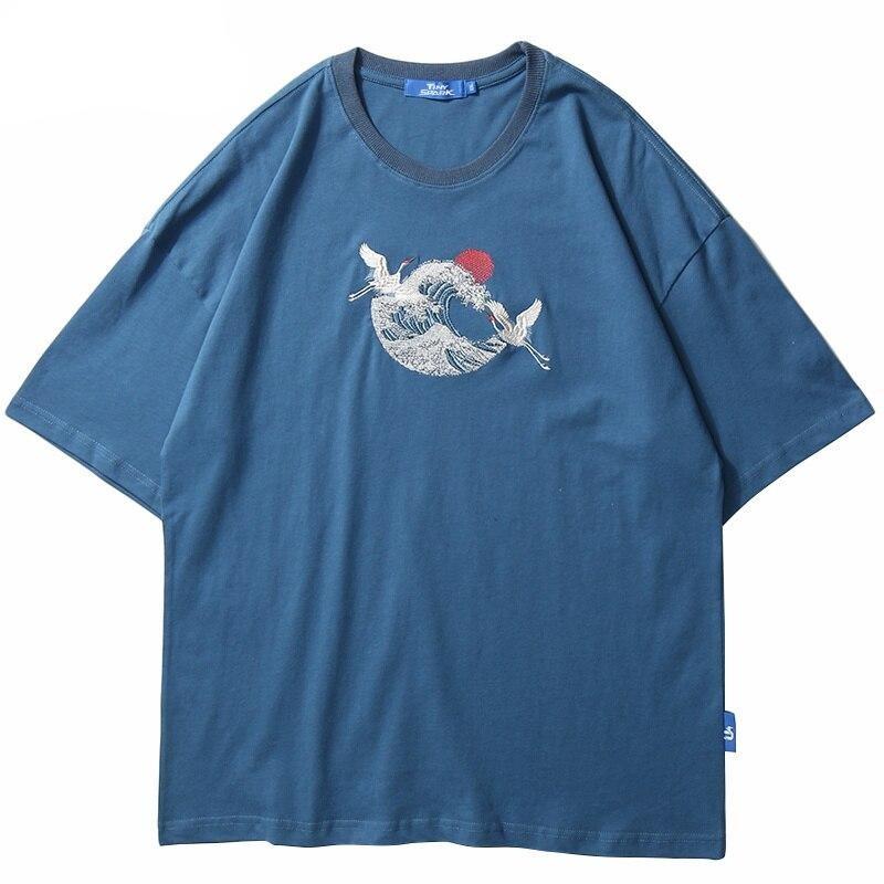 T-Shirt Japonais<br> Vague de Kanagawa