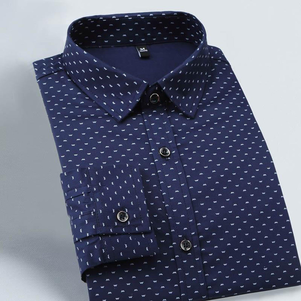 Chemise Classique Slim à Motifs