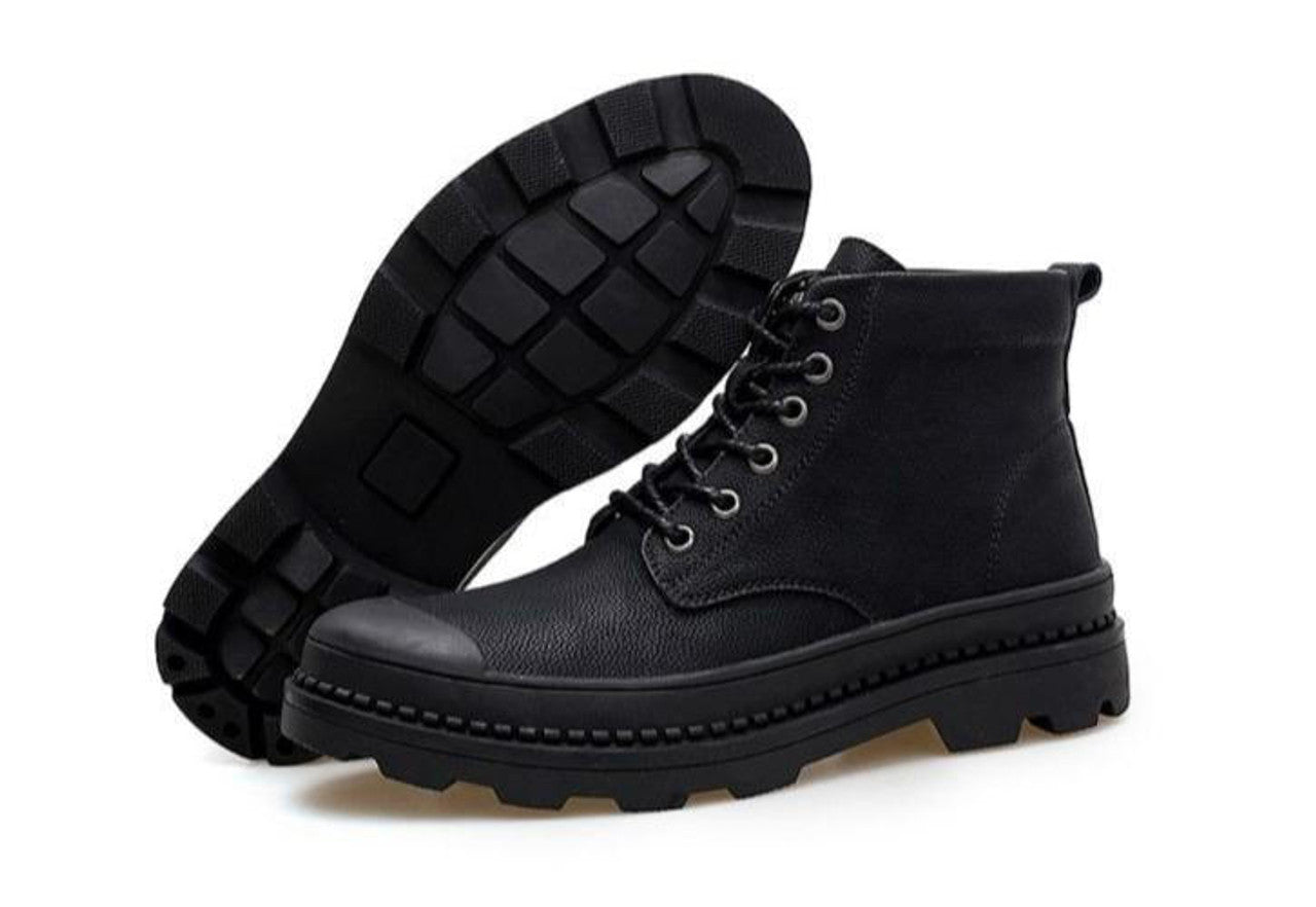 Élégantes Bottes Noires en Cuir