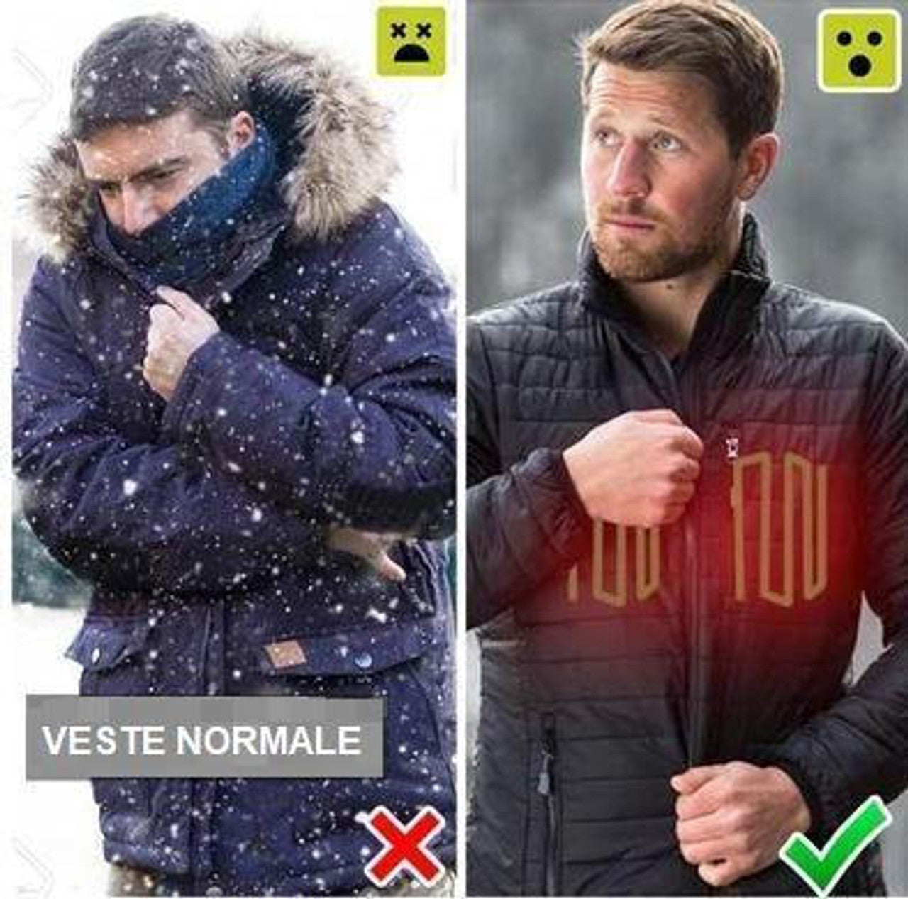 Gilet électrique chauffant