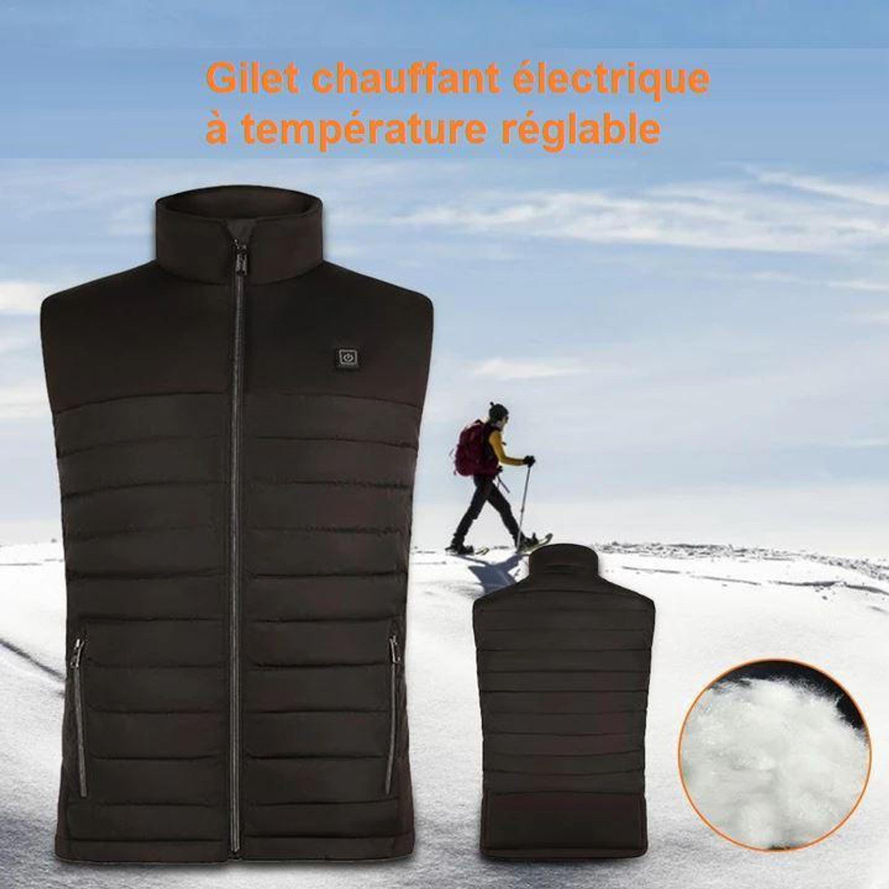 Gilet électrique chauffant