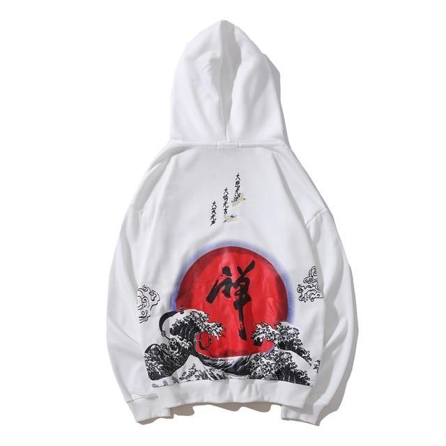 Sweat à capuche - Hoodie Noritomo - white / S - STREETWEAR STYLE