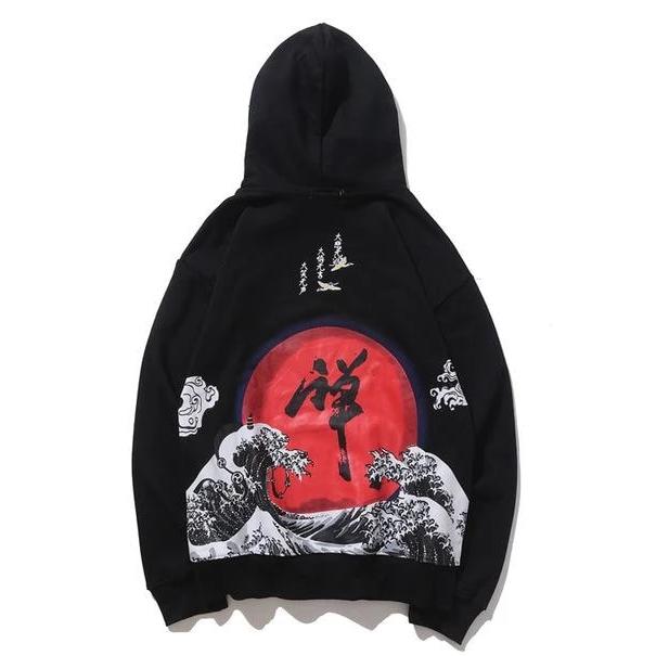 Sweat à capuche - Hoodie Noritomo - black / S - STREETWEAR STYLE