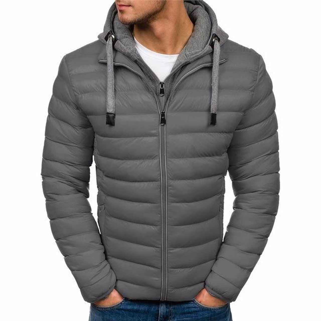 Manteau matelassé à capuche