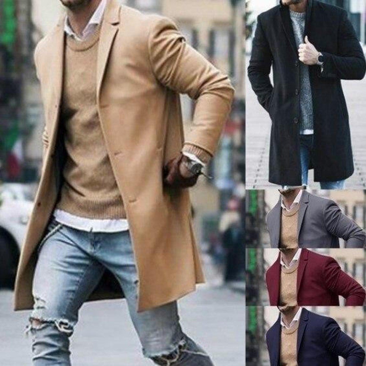 Manteau moderne ajusté