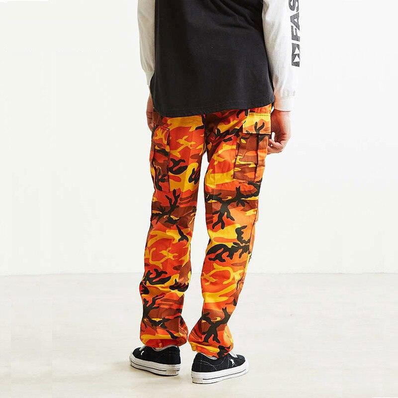 Pantalon Cargo<br> Orange Camo