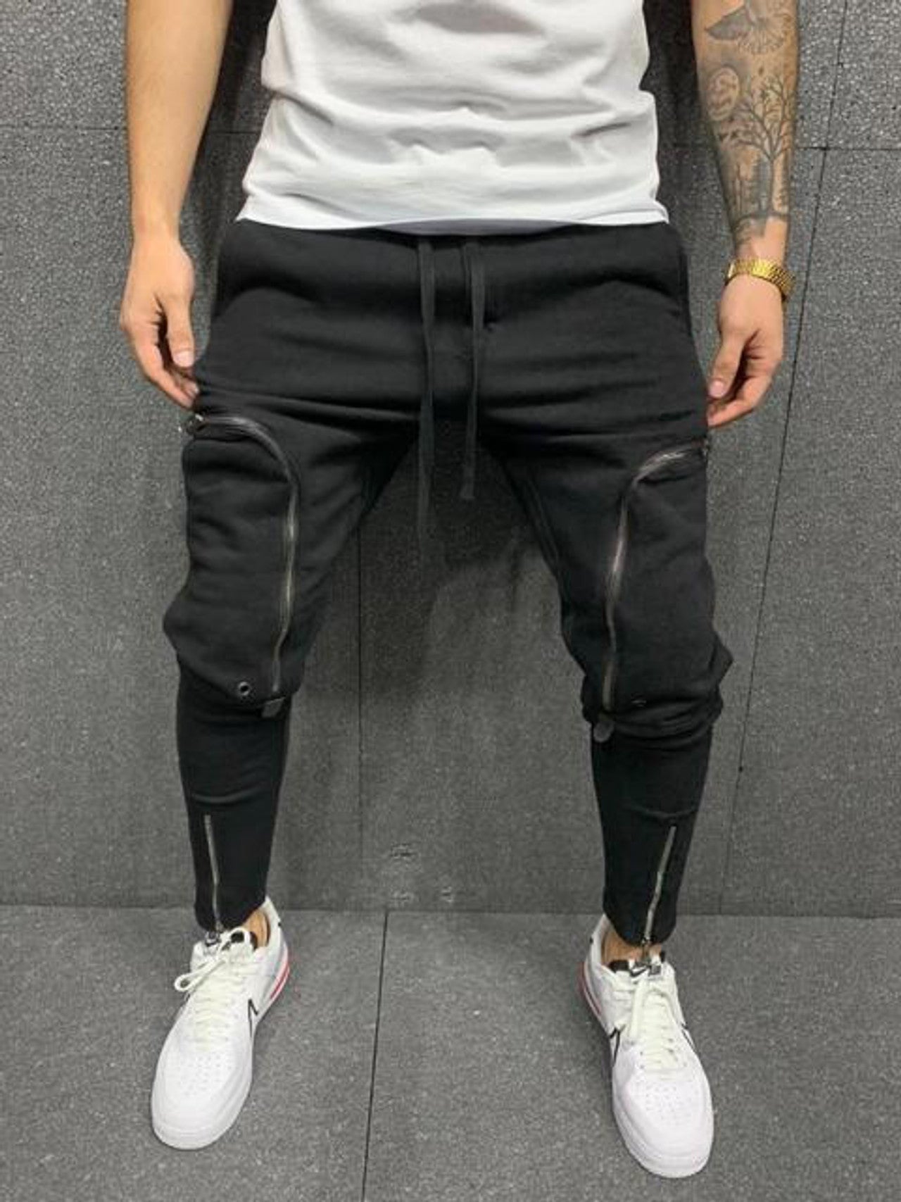 Pantalon de Jogging CASUAL Zippé