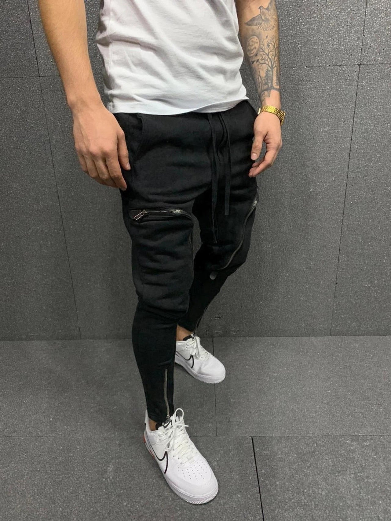 Pantalon de Jogging CASUAL Zippé