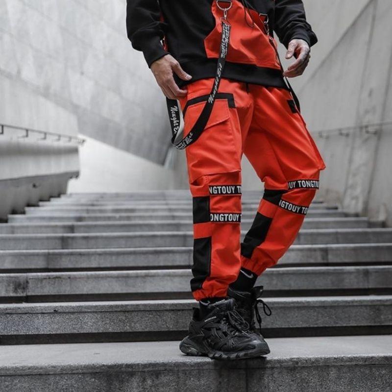 Pantalon Cargo<br> Orange