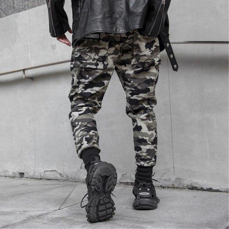 Pantalon Cargo<br> Black Military