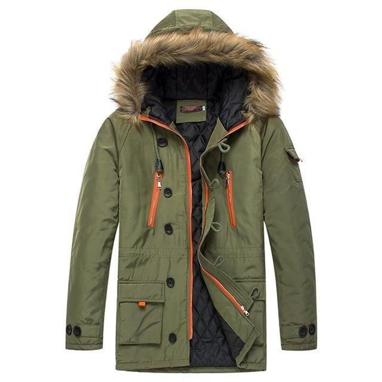 Parka Mi-longue à Fourrure