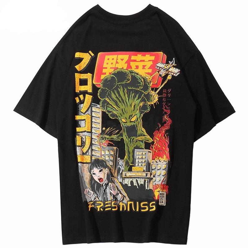 T-shirt Heichō imprimé - STREETWEAR STYLE