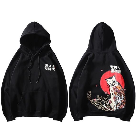 Sweat à capuche - Hoodie Tadayoshi - Black / M - STREETWEAR STYLE