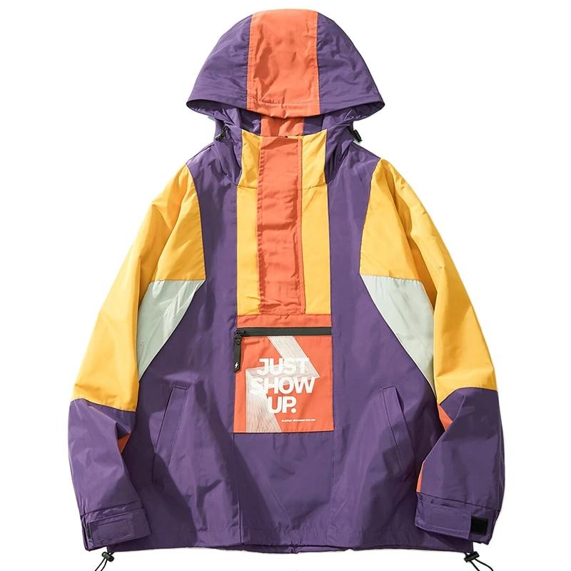 Veste à capuche Hanako zippée - Purple / M - STREETWEAR STYLE