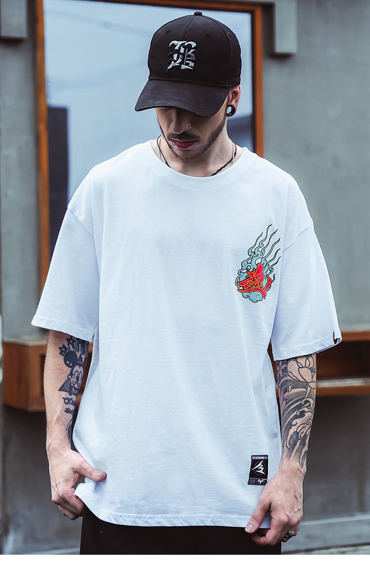 T-shirt Heiichirō imprimé - STREETWEAR STYLE