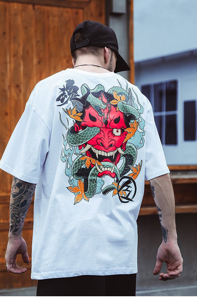 T-shirt Heiichirō imprimé - STREETWEAR STYLE