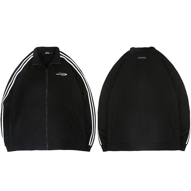 Veste Hakuko de survêtement zippée - Black / M - STREETWEAR STYLE