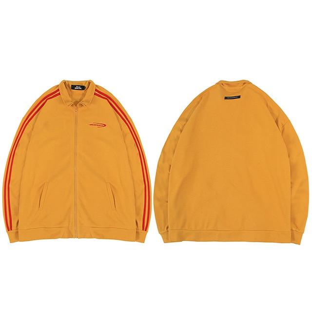 Veste Hakuko de survêtement zippée - Orange / M - STREETWEAR STYLE