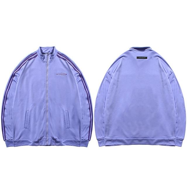 Veste Hakuko de survêtement zippée - Purple / M - STREETWEAR STYLE