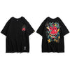 T-shirt Heiichirō imprimé - A346015 Black / M - STREETWEAR STYLE