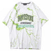 T-shirt Heihachirō imprimé - A90FY038 White / M - STREETWEAR STYLE