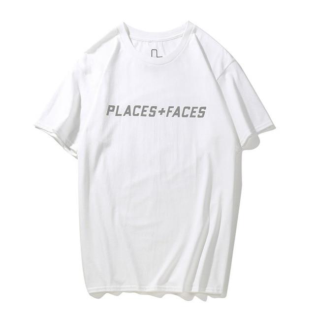 T-Shirt Réfléchissant Places - Blanc / S - STREETWEAR STYLE