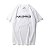 T-Shirt Réfléchissant Places - Blanc et noir / S - STREETWEAR STYLE