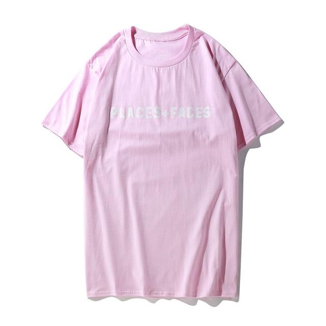 T-Shirt Réfléchissant Places - Rose / S - STREETWEAR STYLE