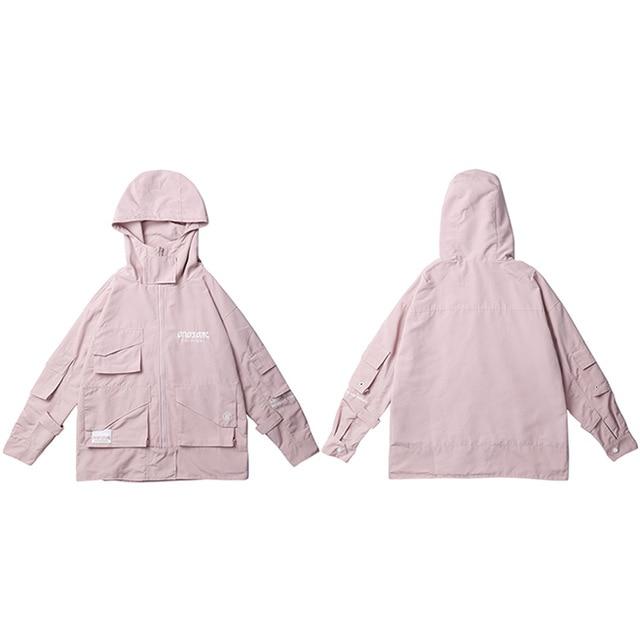 Veste à capuche Hairi zippée - Pink / M - STREETWEAR STYLE