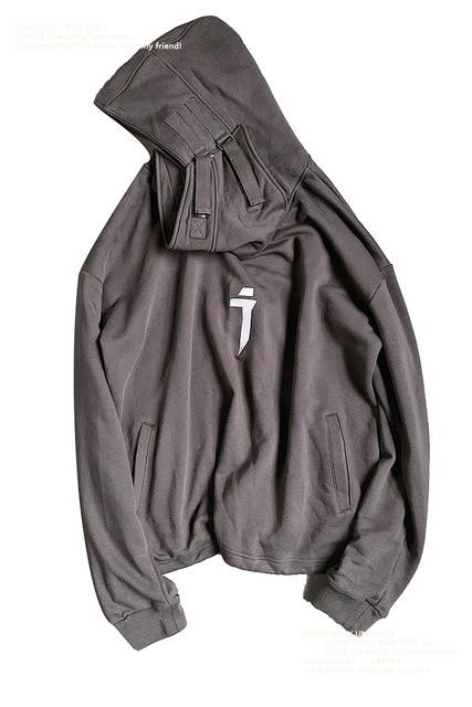 Sweat à Capuche - Hoodie Tactical Techwear - Dark Grey / M - STREETWEAR STYLE