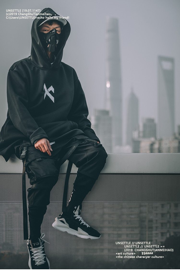 Sweat à Capuche - Hoodie Long Tactical Techwear - STREETWEAR STYLE