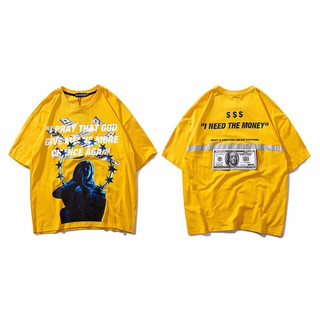 T-Shirt Money - Jaune / L - STREETWEAR STYLE