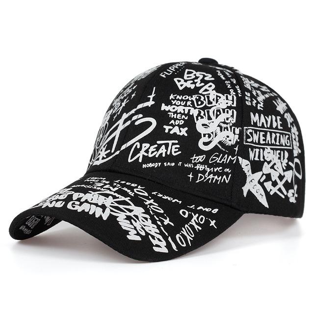 Casquette GRAFFITI - A10301 Black / T.U. - STREETWEAR STYLE