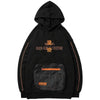 Sweat à capuche - Hoodie Hazuki - A09SY35 Black / M - STREETWEAR STYLE