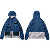 Veste à capuche - Windbreaker Hosoka - A57616 Blue / M - STREETWEAR STYLE