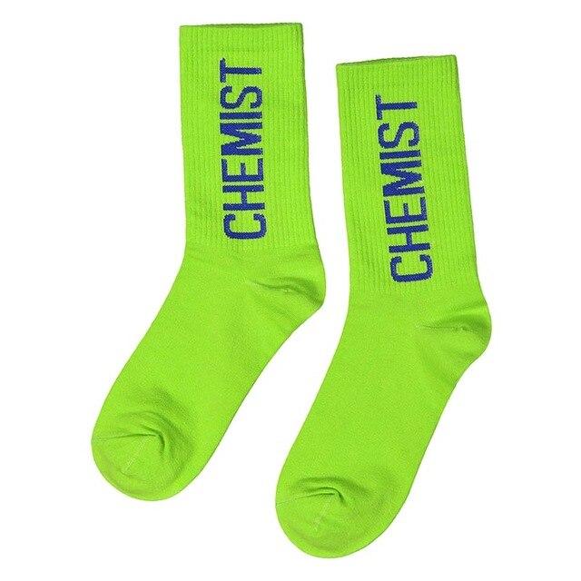 Chaussette Chemist - A66hua Green / 38/43 - STREETWEAR STYLE