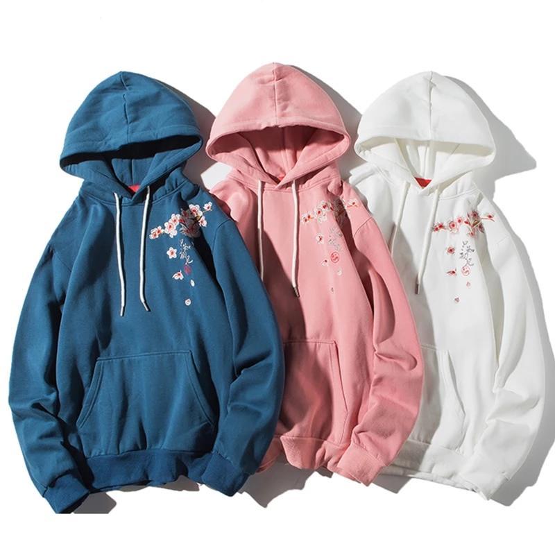 Sweat à capuche - Hoodie Hanami brodé