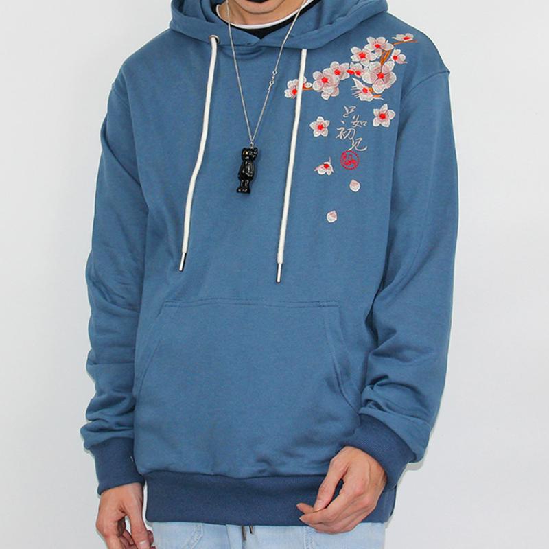 Sweat à capuche - Hoodie Hanami brodé