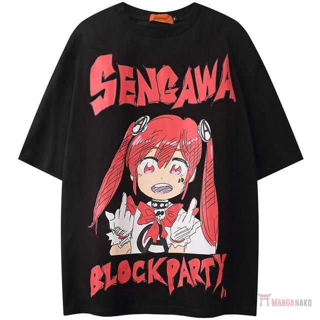 T-Shirt Manga Hako "Sengawa" - Streetwear Style