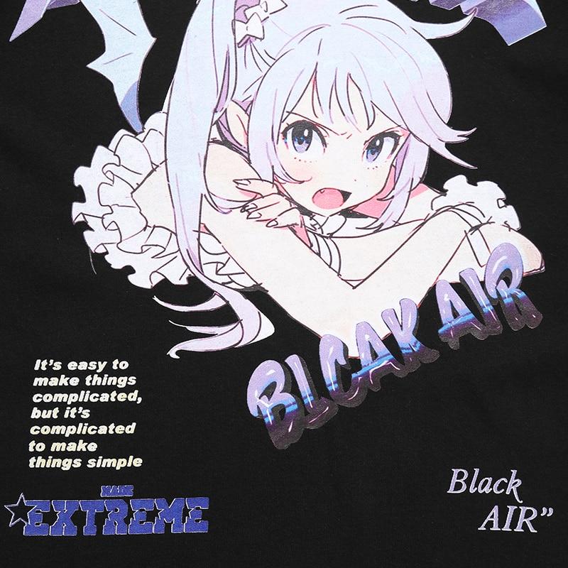 T-Shirt Manga Hako "Black Air" - Streetwear Style