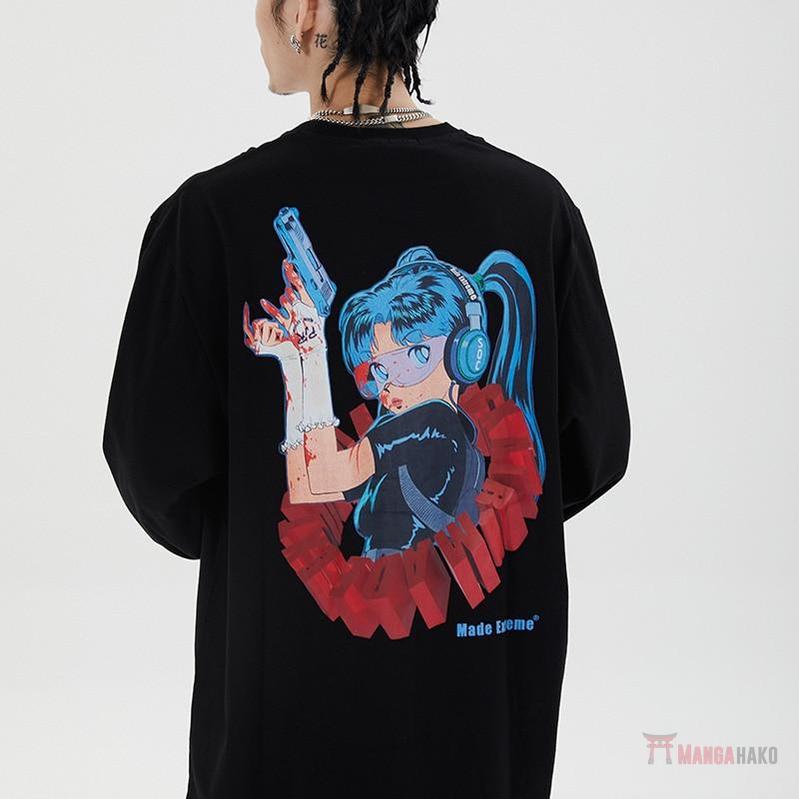 Sweatshirt Manga Hako "Harajuku" - Streetwear Style